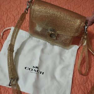 Coach runway clear jelly purse.